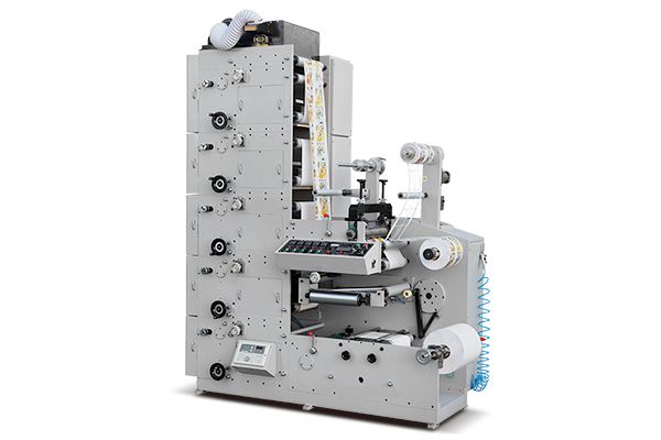 Флексографическая печатная машина с одной вращающейся режущей секцией, ZBS-320